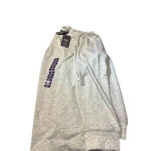 Mens Gray Long-Sleeve Crewneck Sweatshirt Size XL Soft Cotton Blend